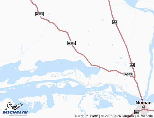 Mappa MICHELIN Gyawana - ViaMichelin