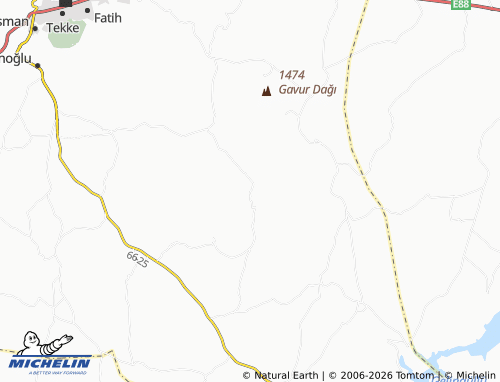 Mapa MICHELIN Köçeklioğlu - ViaMichelin