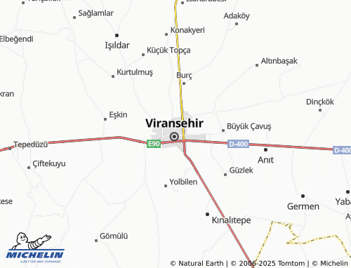 MICHELIN Tekke map - ViaMichelin