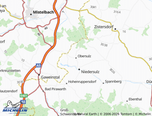 Mapa MICHELIN Obersulz - ViaMichelin