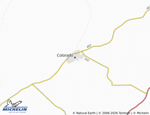 Mapa MICHELIN Colorado - ViaMichelin