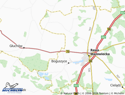 MICHELIN Witoldów map - ViaMichelin