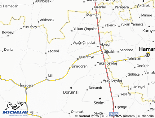 MICHELIN Nusretiye map - ViaMichelin