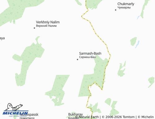 MICHELIN-Landkarte Sarmash-Bash - ViaMichelin
