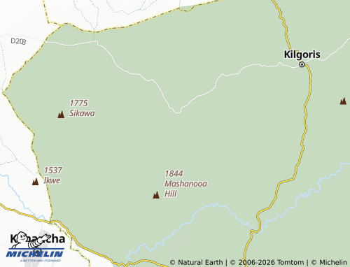 MICHELIN Nkararo map - ViaMichelin