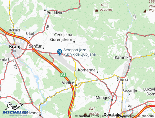 MICHELIN Vopovlje map - ViaMichelin