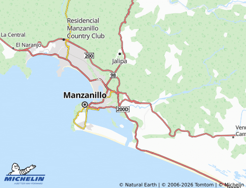 MICHELIN Miguel de la Madrid map - ViaMichelin