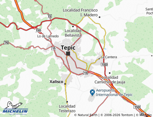 Mappa MICHELIN Ferrocarrileros Segunda Sección - ViaMichelin