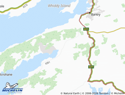 Mapa MICHELIN Durrus - ViaMichelin