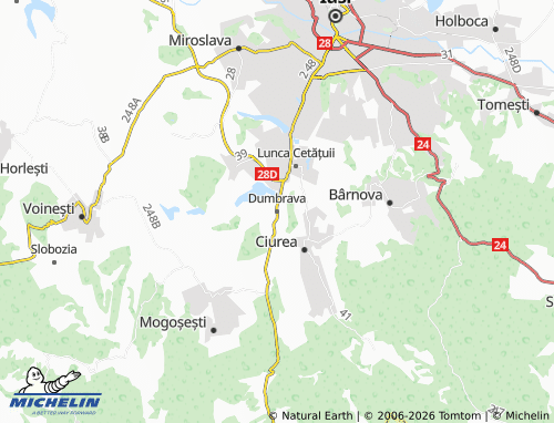 MICHELIN Dumbrava map - ViaMichelin