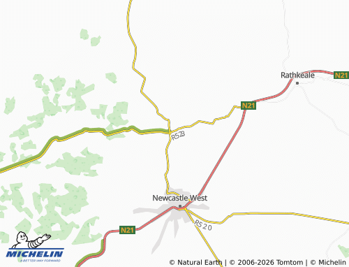 Kaart MICHELIN Ardagh - ViaMichelin