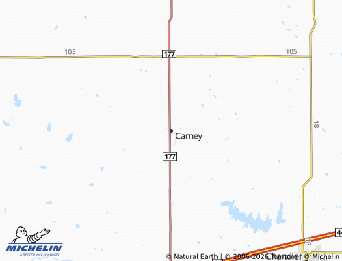 Mappa MICHELIN Carney - ViaMichelin