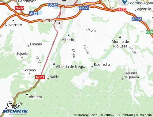 Mapa MICHELIN La Unión de los Tres Ejércitos - ViaMichelin