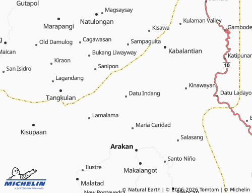 MICHELIN Datu Indang map - ViaMichelin