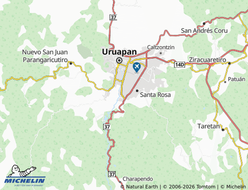 MICHELIN Ampliación Zumpimito map - ViaMichelin