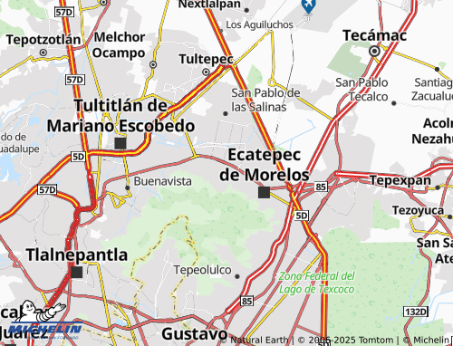 Mapa MICHELIN Conjunto El Oasis - ViaMichelin