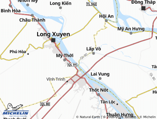 Mapa MICHELIN Hòa An - ViaMichelin