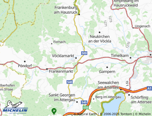 Mapa MICHELIN Vöcklamarkt - ViaMichelin