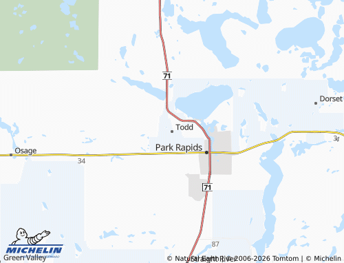 Mapa MICHELIN Todd - ViaMichelin