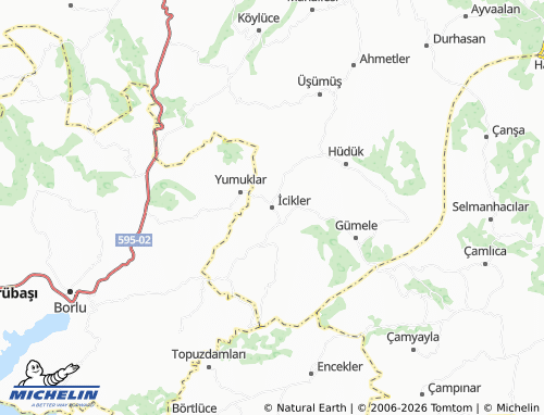 MICHELIN İcikler map - ViaMichelin