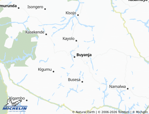 Mapa MICHELIN Buyanja - ViaMichelin