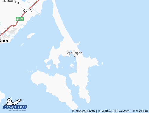 Mapa MICHELIN Vạn Thạnh - ViaMichelin
