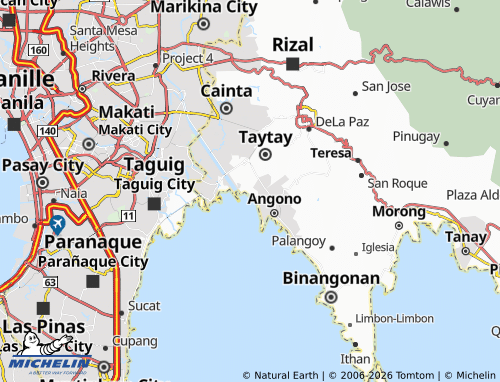 MICHELIN Santa Ana map - ViaMichelin