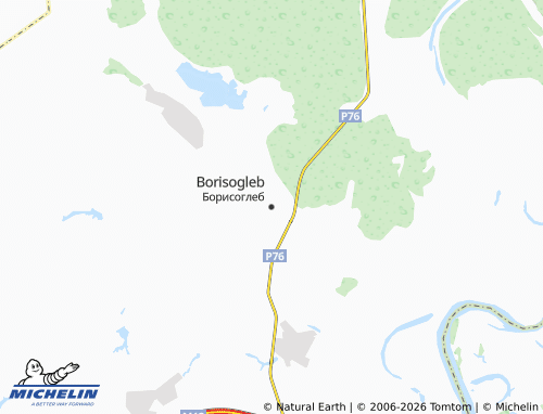 Carte MICHELIN Borisogleb - ViaMichelin