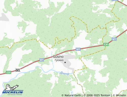 MICHELIN Sherovichi map - ViaMichelin