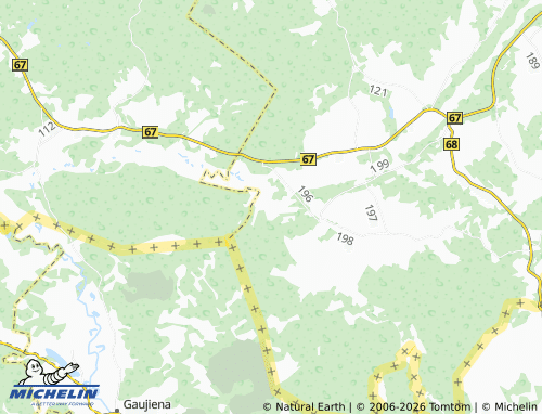Mappa MICHELIN Tursa - ViaMichelin
