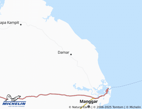MICHELIN Damar map - ViaMichelin