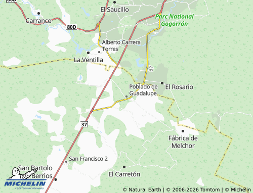 Mappa MICHELIN Poblado de Guadalupe - ViaMichelin