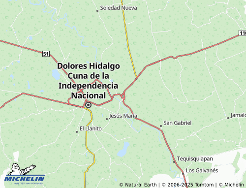 MICHELIN Santa Teresa map - ViaMichelin