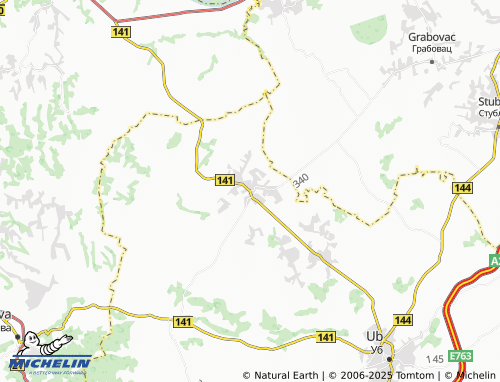 MICHELIN Banjani map - ViaMichelin