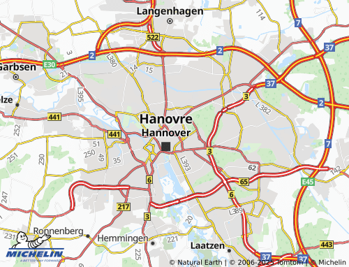 MICHELIN Oststadt map - ViaMichelin