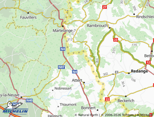 Kaart MICHELIN Parette - ViaMichelin