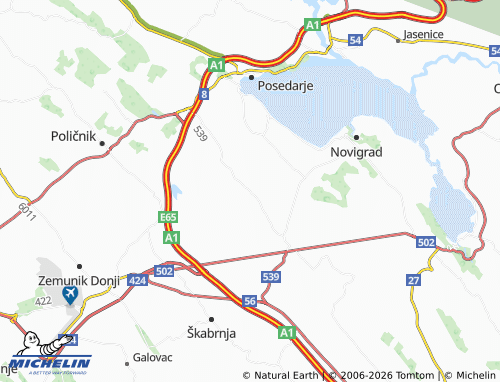 Mapa MICHELIN Donji Kašić - ViaMichelin