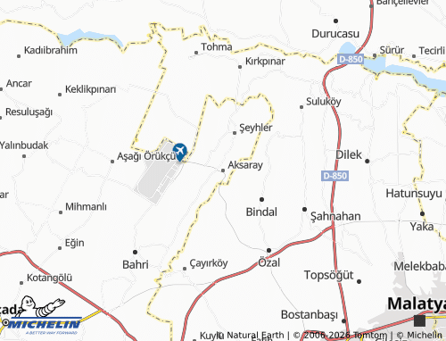 MICHELIN Aksaray map - ViaMichelin