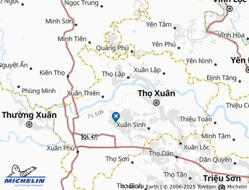 MICHELIN Thọ Hải map - ViaMichelin