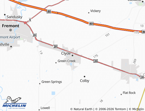 Mapa MICHELIN Clyde - ViaMichelin