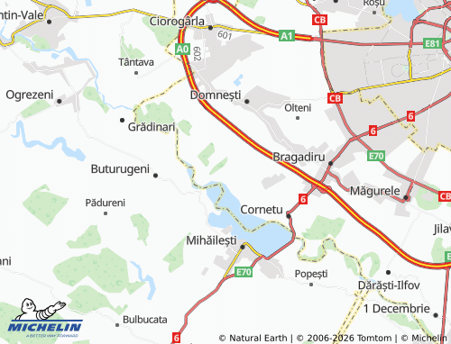 MICHELIN Ordoreanu map - ViaMichelin