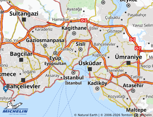 MICHELIN Şehit Muhtar map - ViaMichelin
