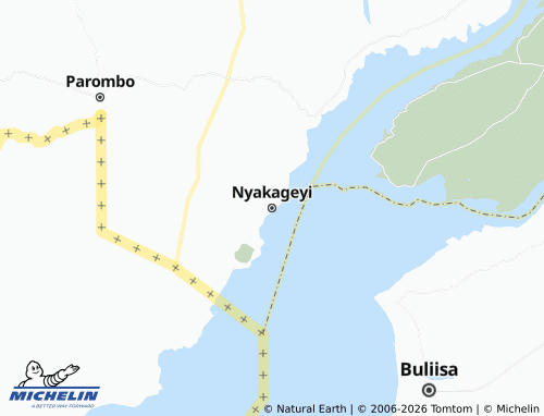 MICHELIN Nyakageyi map - ViaMichelin