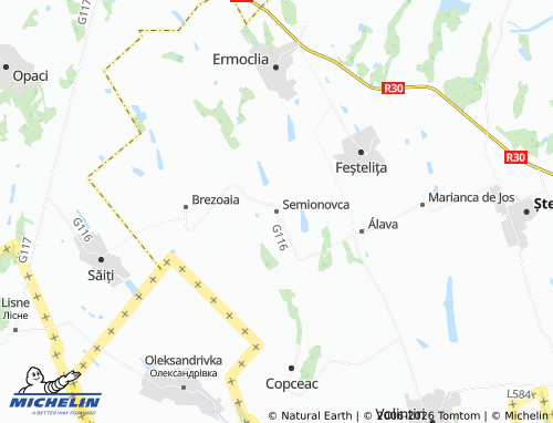 Kaart MICHELIN Semionovca - ViaMichelin