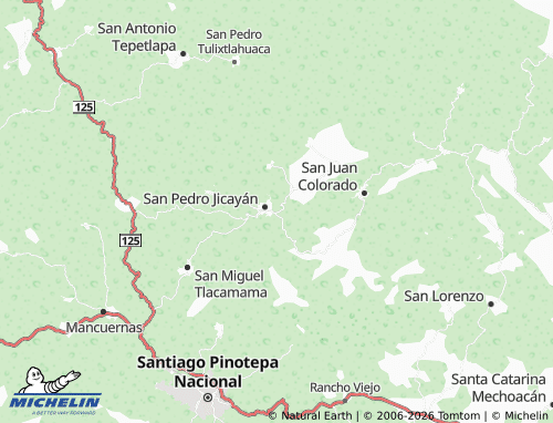 MICHELIN Xinicuu map - ViaMichelin