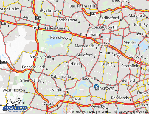 Mapa MICHELIN Smithfield - ViaMichelin