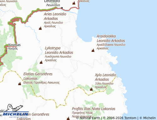 MICHELIN Amygdalia map - ViaMichelin