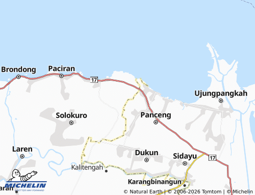 MICHELIN Tlogosadang map - ViaMichelin