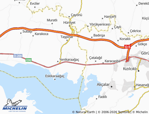 Mappa MICHELIN İkizce - ViaMichelin