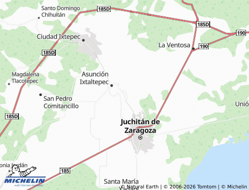 MICHELIN Tercera Sección map - ViaMichelin